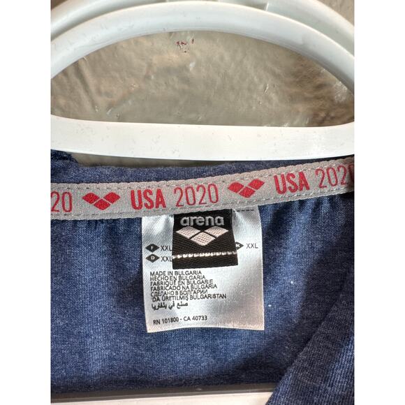 Arena Bishamon Collection Unisex USA OG Long Sleeve Navy Hoody Size XXL - Picture 4 of 5